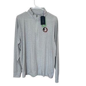 NWT Collars & Co Gray Florida State DriRelease® Performance Pullover Large
